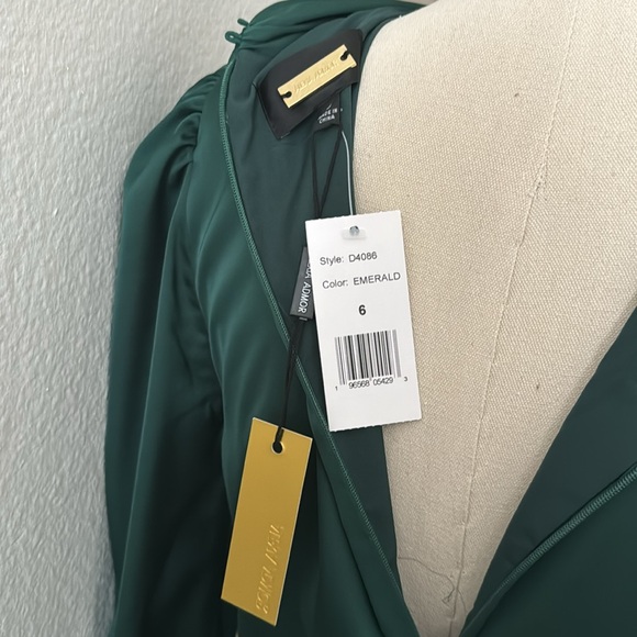 Alexia Admor Gillian Dress - Emerald, Size 6 | NWT - Picture 6 of 6